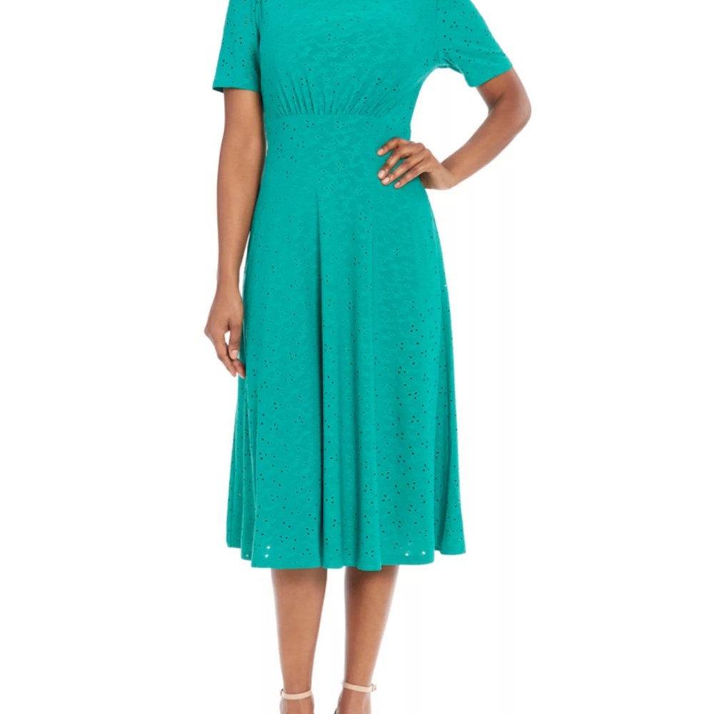 London Times Green Dress